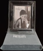 A boxed Waterford Crystal photograph frame with easel back, 27 x 21.5cm