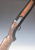 Sabatti Falcon 12 bore over and under ejector shotgun with named and engraved locks, chequered