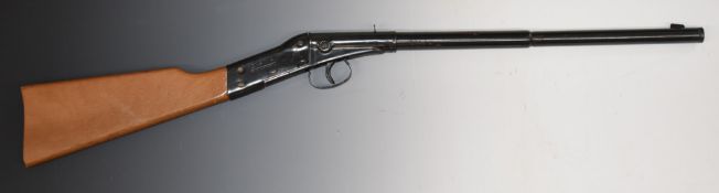 Diana Model 1 cork firing air rifle with named grip and barrel, NVSN.