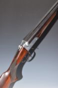 Armi Contento 12 bore side by side shotgun with chequered grip and forend, double trigger and