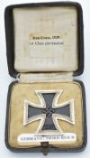 German WW2 Third Reich Nazi Iron Cross 1st class, with box