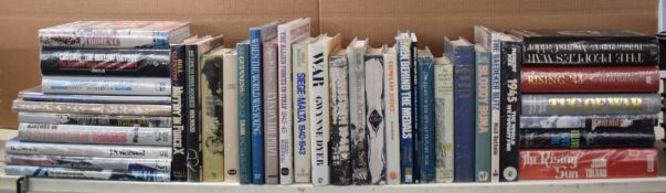 Approximately 37 military books including Doolittle's Tokyo Raiders, Carol V Glines, The Last