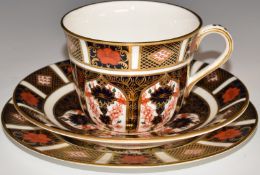 Royal Crown Derby Imari 1128 pattern trio