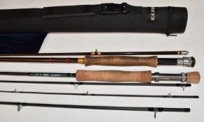 Hardy Jet 9' AFTM 9 trout fishing rod and a Greys GS 9' 8 rod in hard case