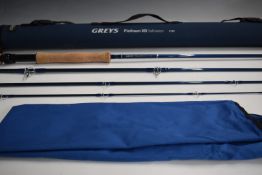Greys Platinum XD Saltwater 9ft #9 fly fishing rod, in soft bag and hard case, L80cm