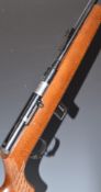 Mauser Model 105 .22 semi-automatic rifle with chequered semi-pistol grip, extended magazine,