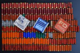 Two-hundred-and-seventy-eight collectable shotgun cartridges many named paper cases including SPB