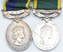 British Army Territorial Efficiency Medal (Elizabeth II) named to 22292168 Lance Corporal R