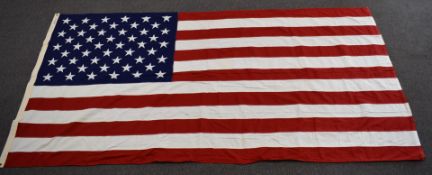 American Stars and Stripes linen flag 5ft x 9ft 6in, Danco MFG Division