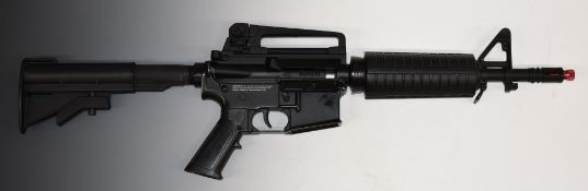 Brocock AR-13RB 6mm take down airsoft gun with pistol-grip, scope rail and tactical stock, serial