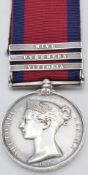 British Army Military General Service Medal 1847 with clasps for Vittoria, Pyrenees and Nive,