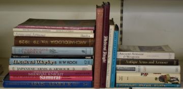 Twenty books on Arms and Armour including Japanese Arms & Armour, Arms & Armour of the Samurai,
