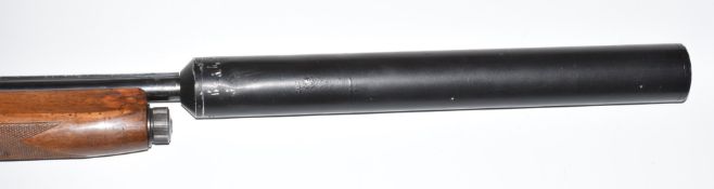 Luigi Franchi 48AL Hunter 12 bore three-shot semi-automatic shotgun with engraved scenes of birds,