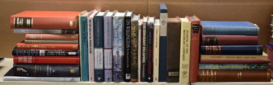 Thirty military books, mostly Napoleonic era including The Iron Duke by Lawrence James, Wellington