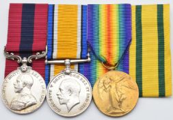 British Army WW1 Gloucestershire Regiment Distinguished Conduct Medal awarded to 240397 Sgt E G