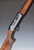 Luigi Franchi 12 bore three-shot semi-automatic shotgun with engraved scenes of birds to the lock,