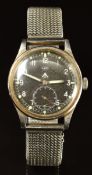 International Watch Company IWC British Army military wristwatch with subsidiary seconds dial,