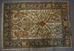 Persian Tree of Life rug, 200 x 132cm