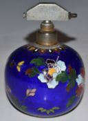 Chinese cloisonné scent bottle, H12cm.