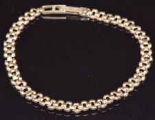 A 9ct gold bracelet, 5.5g