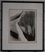Toko Shinoda (Japanese b1913) signed limited edition 33/55 print 'Journey', 33 x 26cm