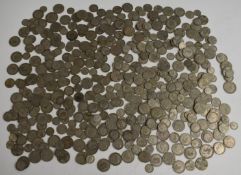 Approximately 3075g pre-1947 UK silver coinage