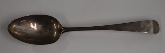 Hester Bateman Georgian hallmarked silver table spoon, London 1778, length 20.5cm, weight 45g