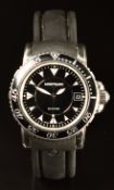 Montblanc Meisterstuck gentleman's diver's style wristwatch ref. 7037 with date aperture, luminous