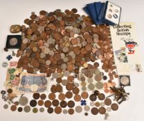 A large collection of sundry UK coinage including pre and post decimal, some sets