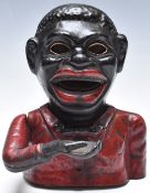 Novelty cast iron moneybox, H17cm