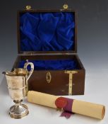 Elizabeth II hallmarked silver limited edition (204/2000) Sailing of the Mayflower commemorative