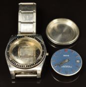 Skin diver gentleman's automatic wristwatch with blue Smiths dial, date aperture, two-tone hands and