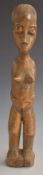 African tribal Yoruba carved fertility / maternity figure, H48.5cm