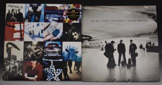 U2 - Achtung Baby, nude Adam with inner and insert, record and stickered cover appear EX, and All