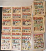 A large collection of over five hundred Beano comics from the 1940's to 1990's, including issue