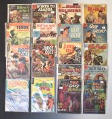 Nineteen Dell and Gold Key comics including TV and movie tie ins The Beverly Hillbillies, The Banana