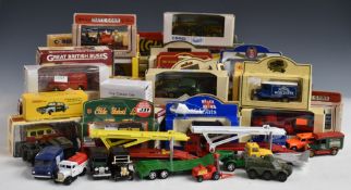 A quantity of Corgi, Lledo and similar diecast vehicles including Corgi 96870 Morris Minor