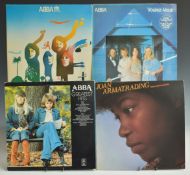Approximately 95 albums including Abba, Amazing Blondel, David Bowie, Blondie, The Beatles,