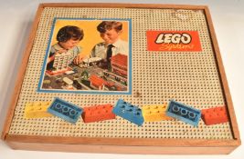 Lego System construction set, in original wooden box.