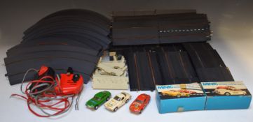 Tri-ang Minic Motor Racing Cobra Track Pack M1532 with two controllers in original box, also