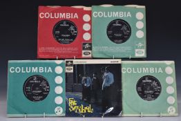 The Yardbirds - Five Yardbirds appears EX, cover VG plus five singles