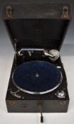 Columbia 201 c1930s portable wind up gramophone