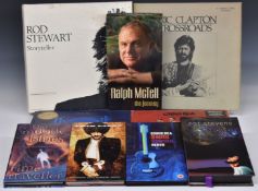 CDs - Nine CD box sets including Eric Clapton, Chris Rea, Ralph McTell, Rod Stewart, Cat Stevens,