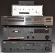 NAD Stereo Receiver 710, Stereo Cassette Deck 6220 and Phono Preamp PP-1, Rotel CD player RCD