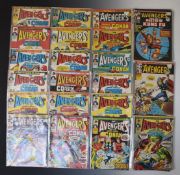 Thirty-six issues of 'The Avengers' by Marvel Comics 1974-1976