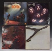 Approximately 40 albums including Queen, AC/DC, Led Zeppelin, David Bowie, Wishbone Ash, Man,