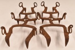 Theodore Howard Somervell, OBE, FRCS (British 1890-1975) iron crampons worn by TH Somervell during