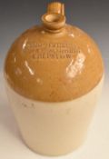 Large stoneware flagon for Thomas Perkins, Chepstow, H41cm