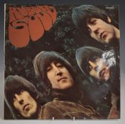 The Beatles - Rubber Soul (PCS3075) (YEX 178-3), record and cover appear EX