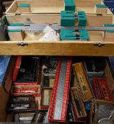 Engineering measuring and marking out tools including many boxed Starrett items